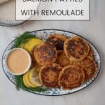 Salmon Patties with Remoulade Recipe poppytrailtable.com